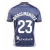 Real Sociedad Brais Mendez #23 Borta Kläder 2025-26 Kortärmad Real Sociedad Brais Mendez #23 Borta Kläder 2025-26 Kortärmad